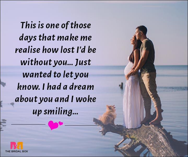 Love Messages For Husband - I Had A Dream About You