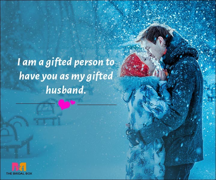 Love Messages For Husband - I Am Gifted To Have You As My Husband