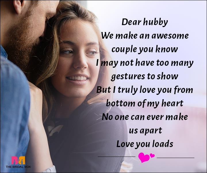 Love Messages For Husband - Dear Hubby