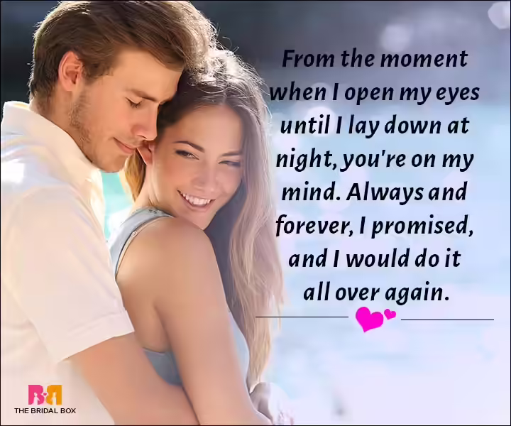 Love Messages For Husband - I Would Do It All Over Again Love Messages For Husband - I Would Do It All Over Again