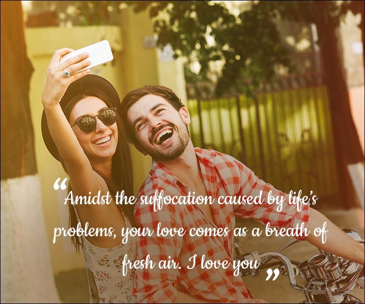 Mushy Love SMS For Husband - A Breath Of Fresh Air