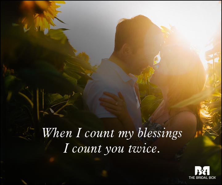 Romantic Love Messages - I Count You Twice