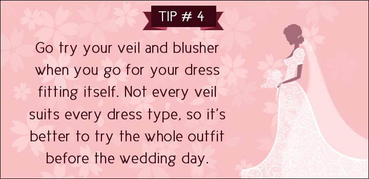 Wedding Veils - Tip 4