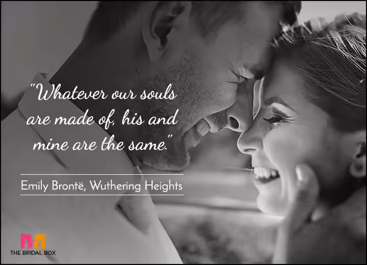 Short Love Quotes - You And I Are One - Emily Brontë Short Love Quotes - You And I Are One - Emily Brontë