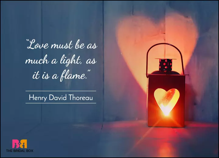 Short Love Quotes - Lift My Soul Higher With Your Love - Henry David Thoreau