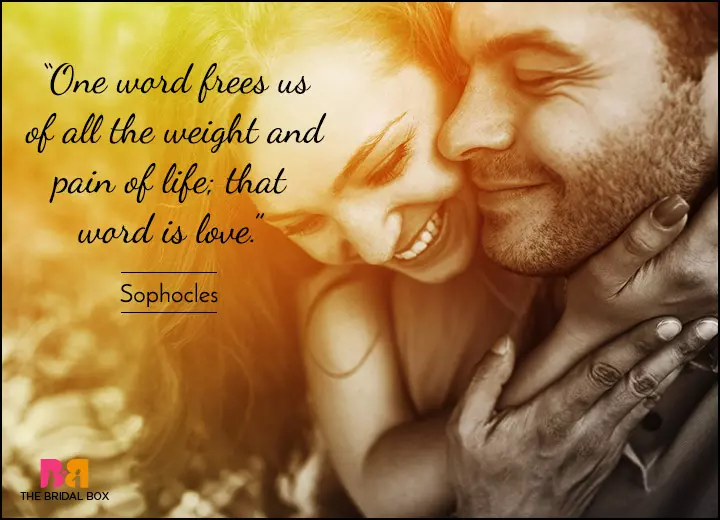 Short Love Quotes - You Heal My Wounds - Sophocles