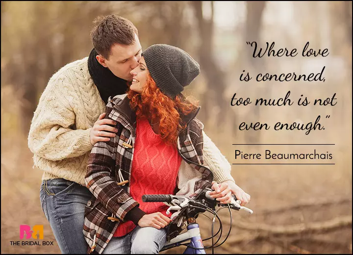 Short Love Quotes - Love Is Unlimited - Pierre Beaumarchais