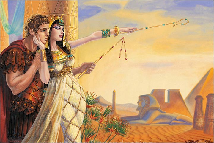 Famous Love Stories - Cleopatra And Mark Antony