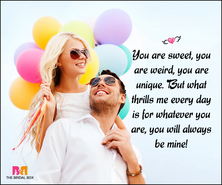 Happy Love Quotes - You Give Me Thrills
