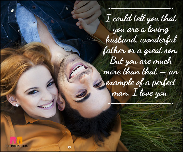 Husband And Wife Love Quotes - The Perfect Man