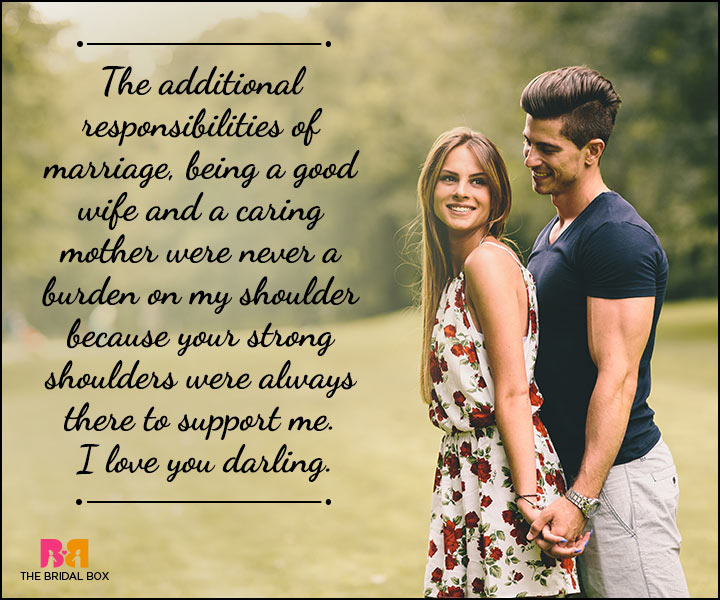 Husband And Wife Love Quotes - My Support