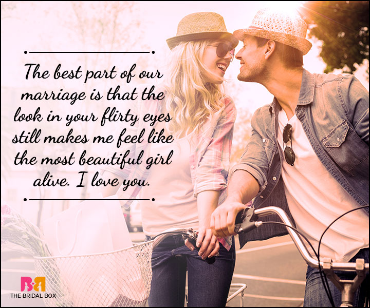Husband And Wife Love Quotes - The Look In Your Eyes