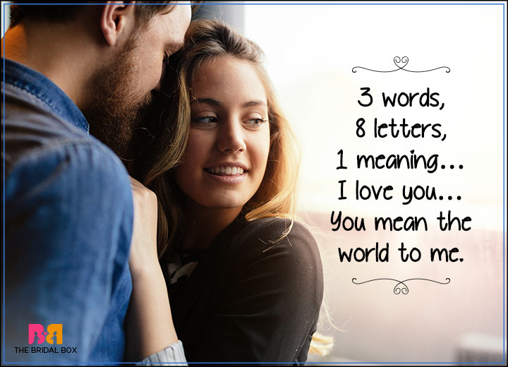 I Love You Status - 3 Words