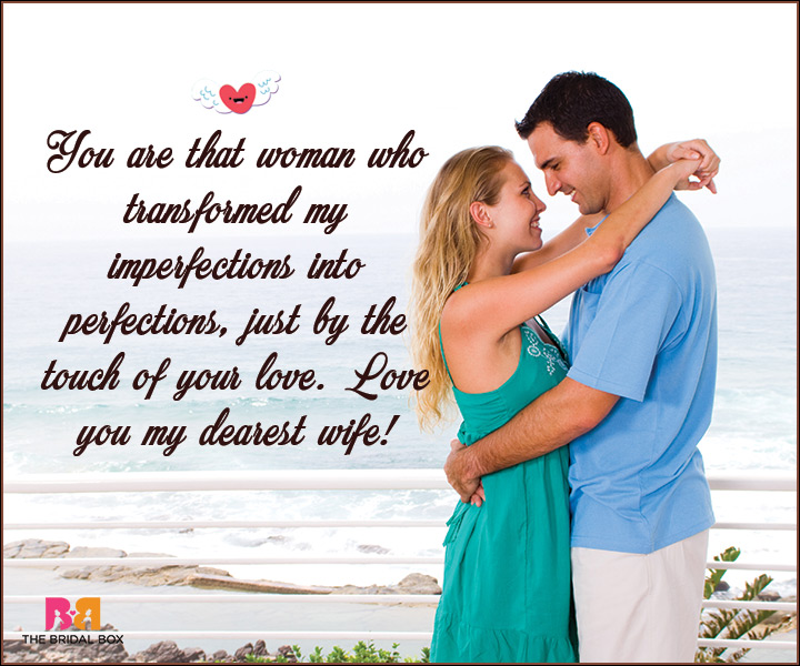 I Love You Messages For Wife - By The Touch Of Your Love