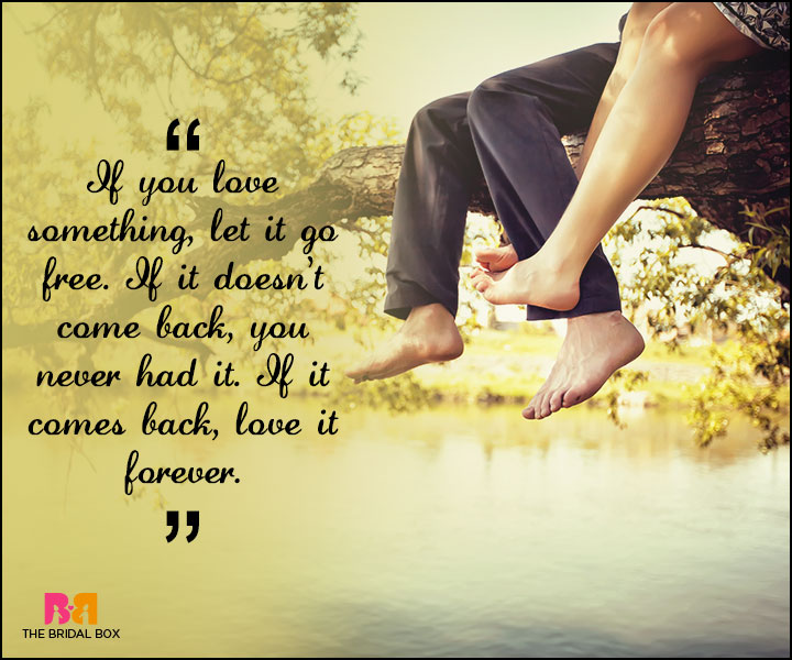 Love Forever Quotes - If It Comes Back