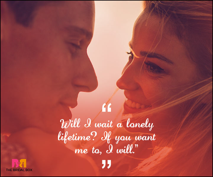 Love Forever Quotes - A Lonely Lifetime