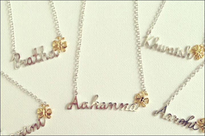 Valentine Gifts For Her - Name Pendant