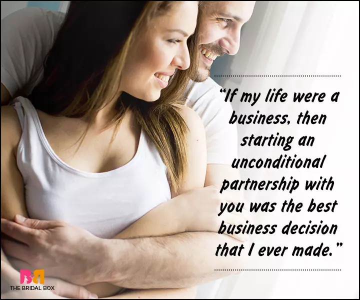 Romantic Love Messages For Husband - If My Life Were A Business