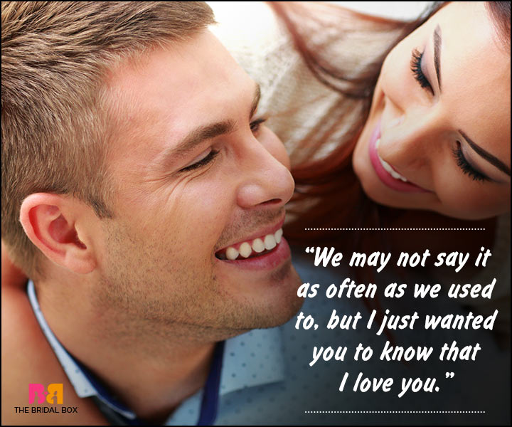 Romantic Love Messages For Husband - We May Not Say It As Often As We Used To