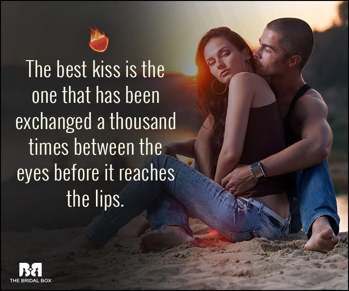 Sexy Love Quotes - The Best Kiss