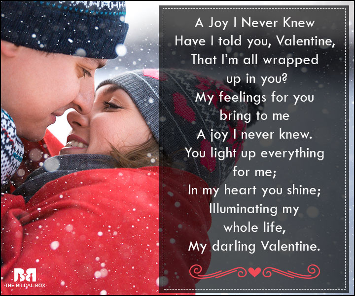 Valentine Love Poems - All Wrapped Up