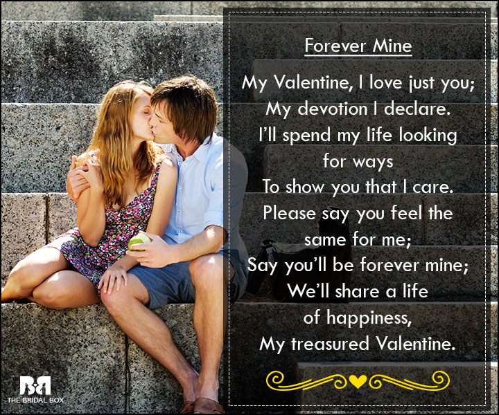 Valentine Love Poems - My Devotion I Declare