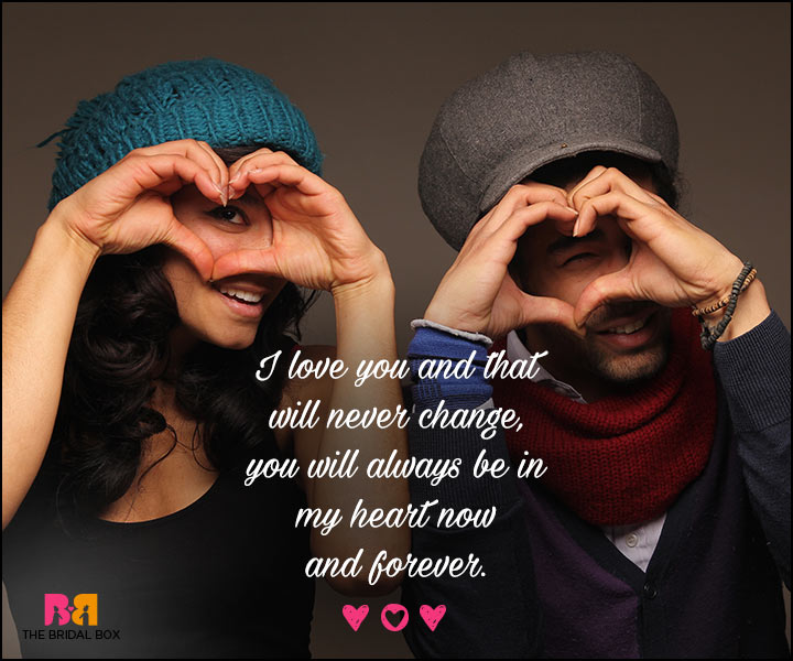 Valentines Day Quotes For Him - Never Change