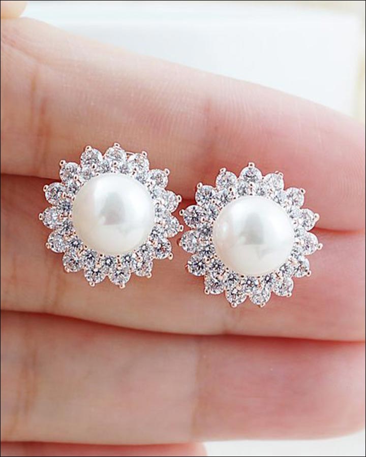 Wedding Earrings - Pearly Beauty