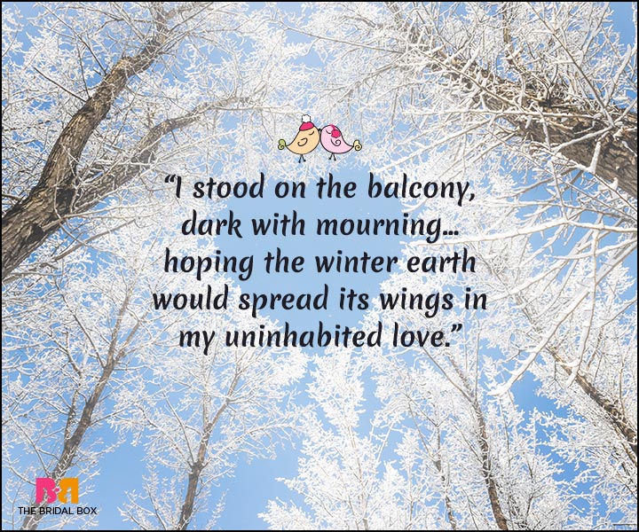 Winter Love Quotes: 15 Quotes That Best Express A Lover's 