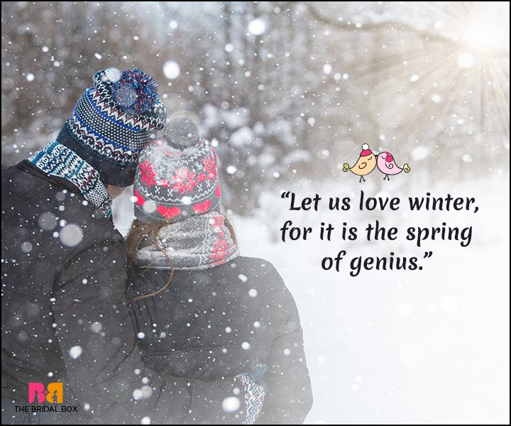 Winter Love Quotes: 15 Quotes That Best Express A Lover's 