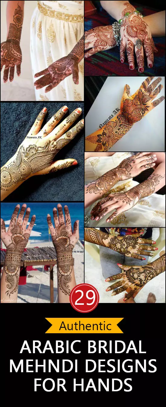 arabic mehndi design for hands