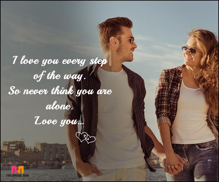 Love SMS - Every Step Of The Way