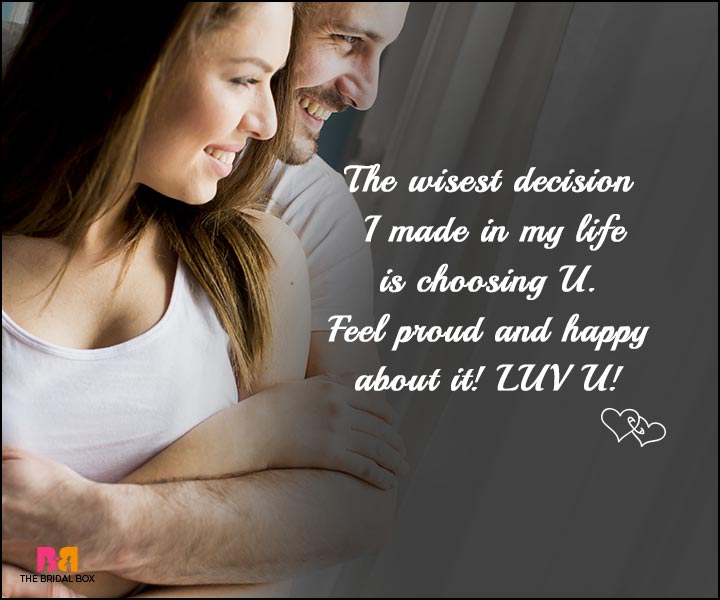 Love SMS - The Wisest Decision