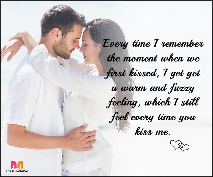 Love SMS - The Moment We First Kissed