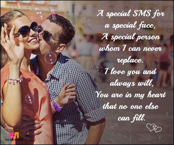 Love SMS - A Special Face