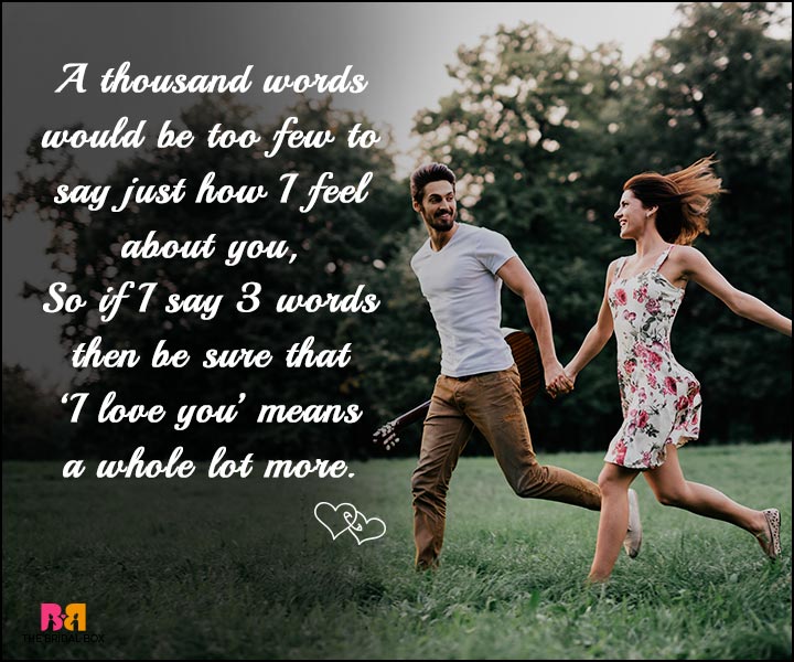 Love SMS - A Thousand Words