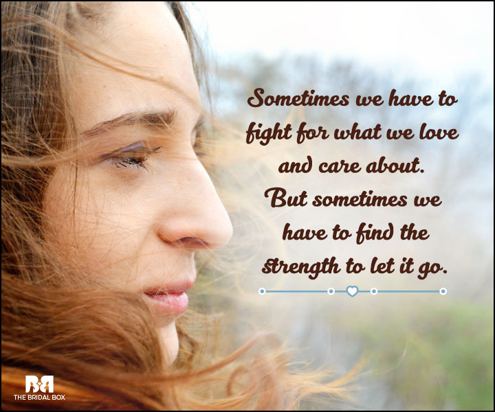 Love And Care Quotes - Sometimes We Have To