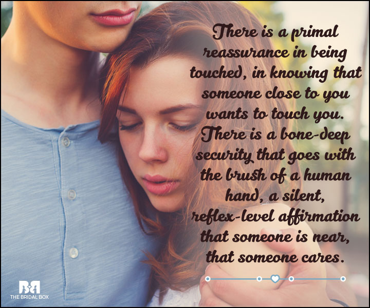 Love And Care Quotes - A Primal Reassurance