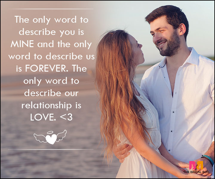 Love SMS For Wife - The Only Word To Describe You