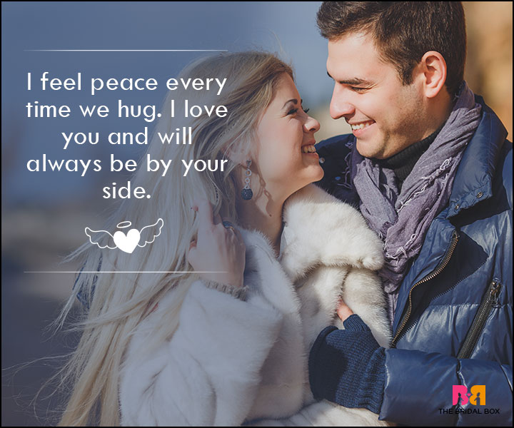 Love SMS For Wife - I Feel Peace