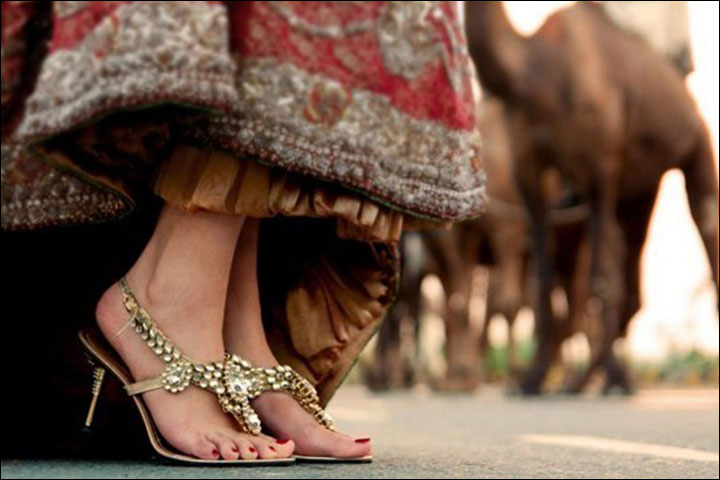 Wedding Accessories - Kundan Inspired Sandals