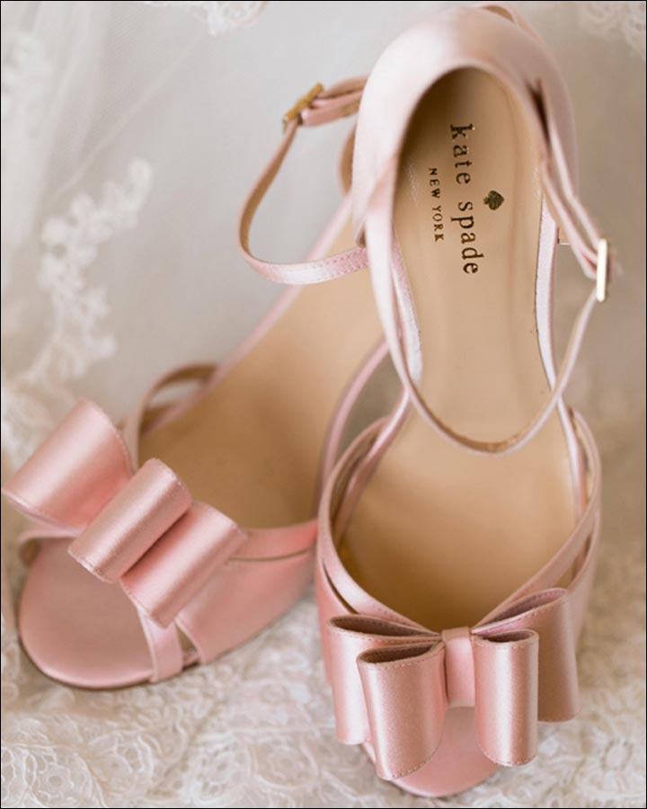 Colourful Bridal Shoes - Blush Pink By Kate Spade