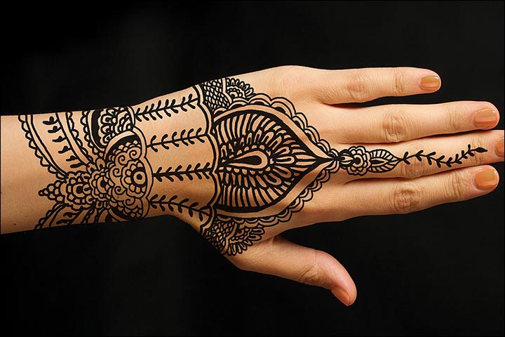 Ring Mehndi Designs - Bridal Look Inspired Mehndi