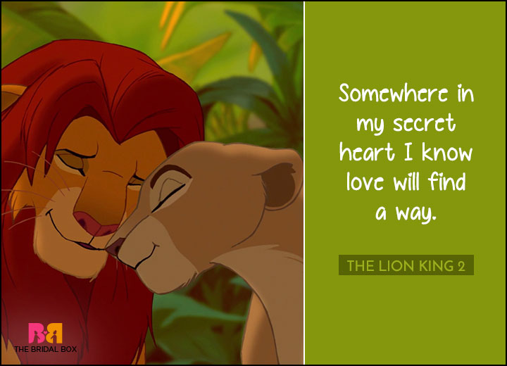 Disney Love Quotes - The Lion King 2