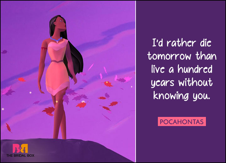 Disney Love Quotes - Pocahontas