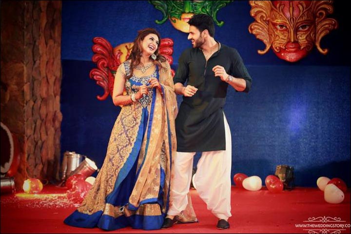 Divyanka And Vivek Dahiya Dance It Off At Their Sangeet