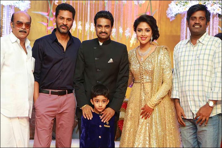 Amala Paul Marriage - Amala And Vijay At Their Reception With Friends And Family