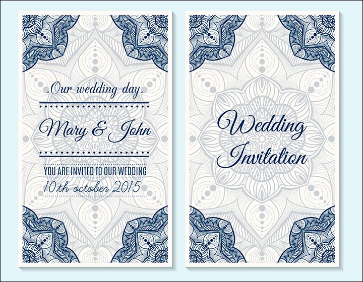 Wedding Invitation Background: 25 Classic And Unique Backgrounds