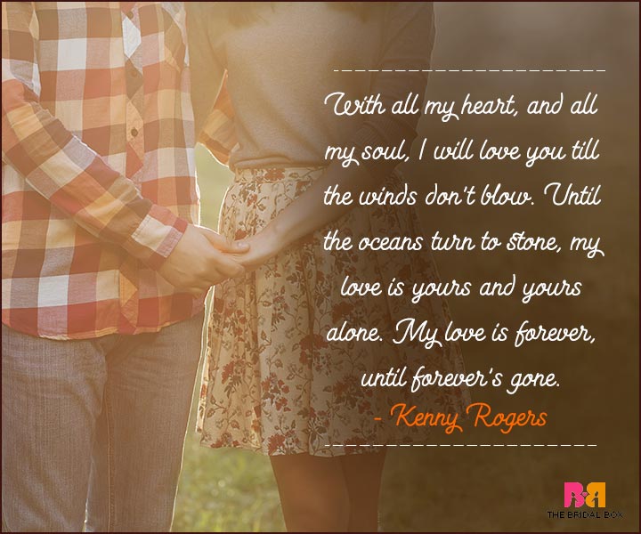 Love You Forever Quotes - Kenny Rogers