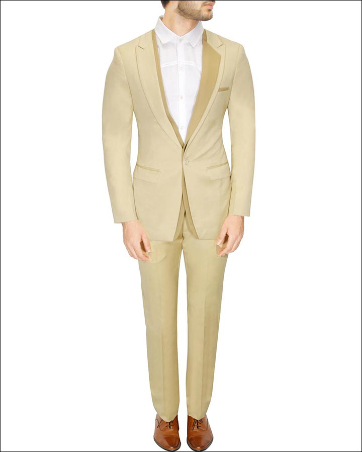 Beige-Dual-Panel-Suit-By-Kanika-Goyal-Indian Wedding Suits For Groom
